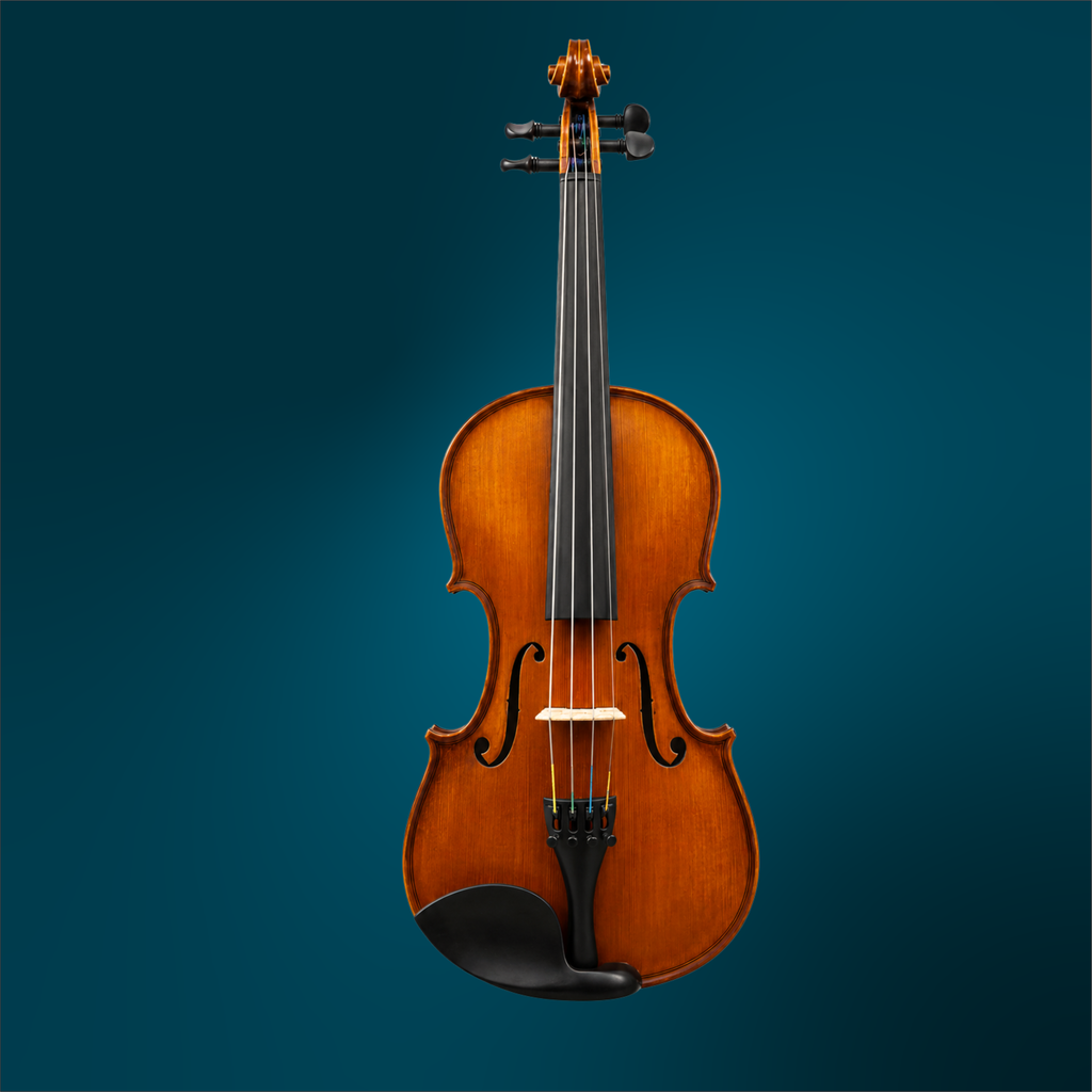 Violin labeled Milena Petrescu